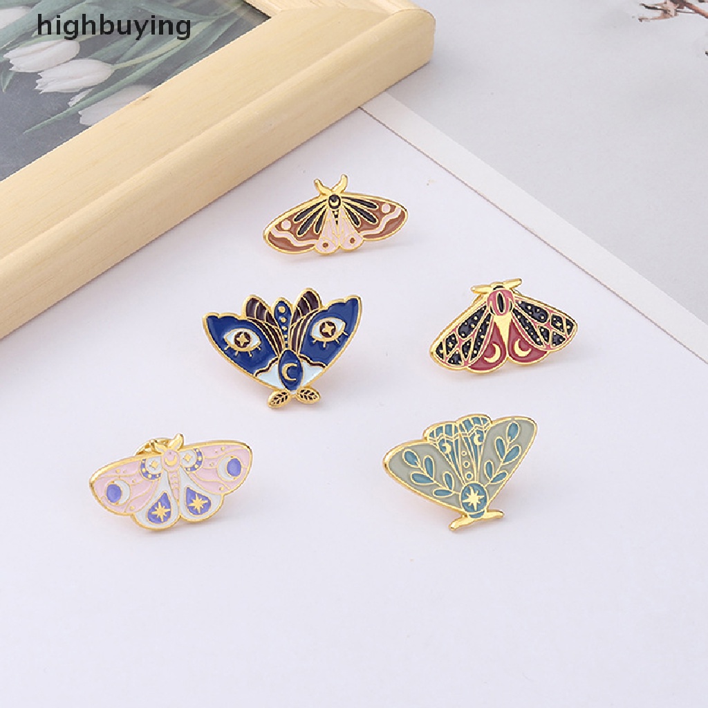 Hbid Bros Pin Enamel Bentuk Serangga Kartun Warna Warni Untuk Hiasan Tas