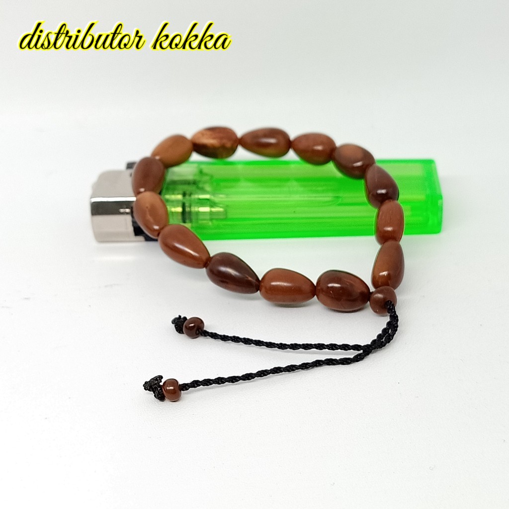 ( SUPER MURAH ) Gelang Kokka kaukah kaokah fukakah koka tetes air full coklat
