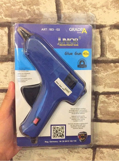 Tembakan Lem Bakar / Lem Tembak Glue Gun 40 watt Junior