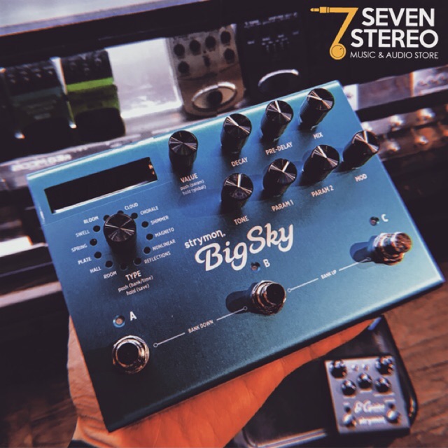 Strymon BigSky Multidimensional Reverb Pedal Effect Stompbox