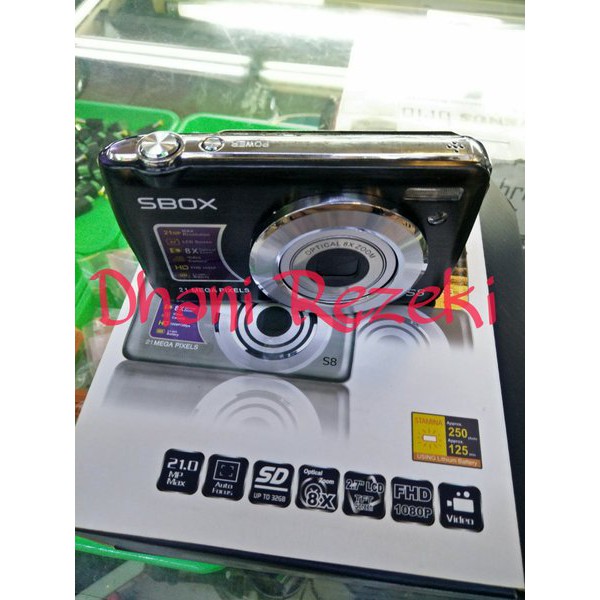 KAMERA DIGITAL KAMERA DIGITAL POCKET SBOX 20.1 MP Garansi Resmi  Sbox 1 Tahun  MEWAH