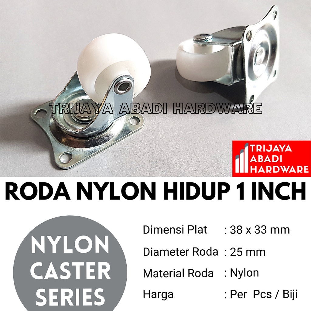 Roda Hidup 25MM / Caster 1 Inch