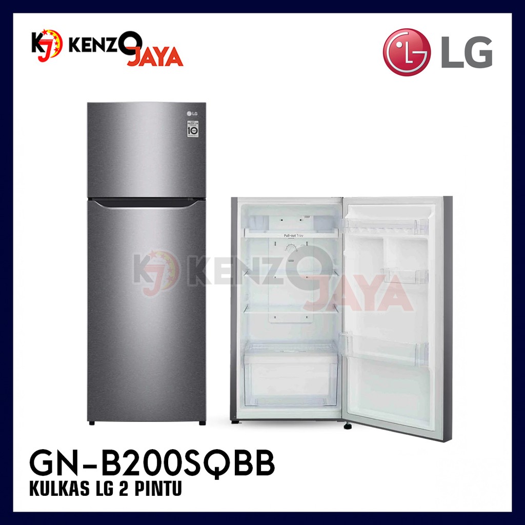 Kulkas 2 Pintu LG GN-B200SQBB