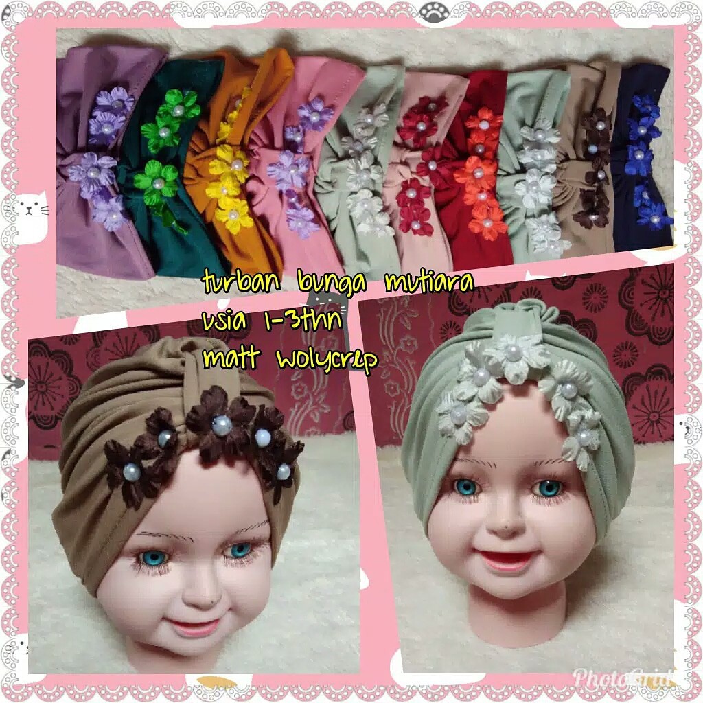 Turban Baby Penutup kepala Bayi