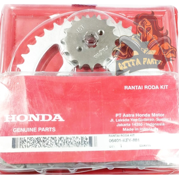 GEAR SET HONDA KEV KUALITAS ORIGINAL HONDA AHM presisi kokoh tidak bunyi atau berisik DIJAMIN MANTAP SUPRA X SUPRA FIT