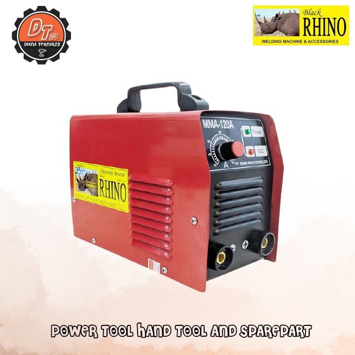 Mesin las listrik travo las Rhino 120a merah 900watt