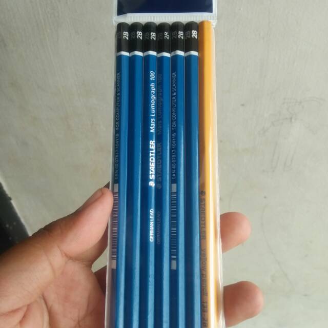 

Pensil Biru Staedter + Bonus Pensil yellow