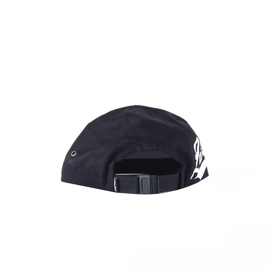 TOPI 5 PANEL PRIA WANITA - KAWAY LPG 5 HAT BLACK