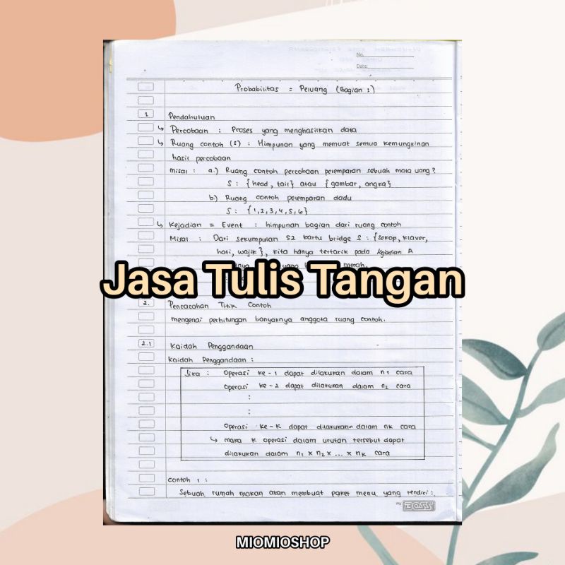

Jasa Tulis Tangan PDF di binder/folio/buku