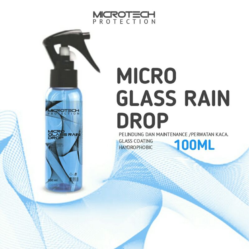 Pengkilap/Coating/Kaca Mobil/Pembersih/Pelindung/Anti Jamur/Poles Kaca/Micro Glass Rain Drop/by Microtech