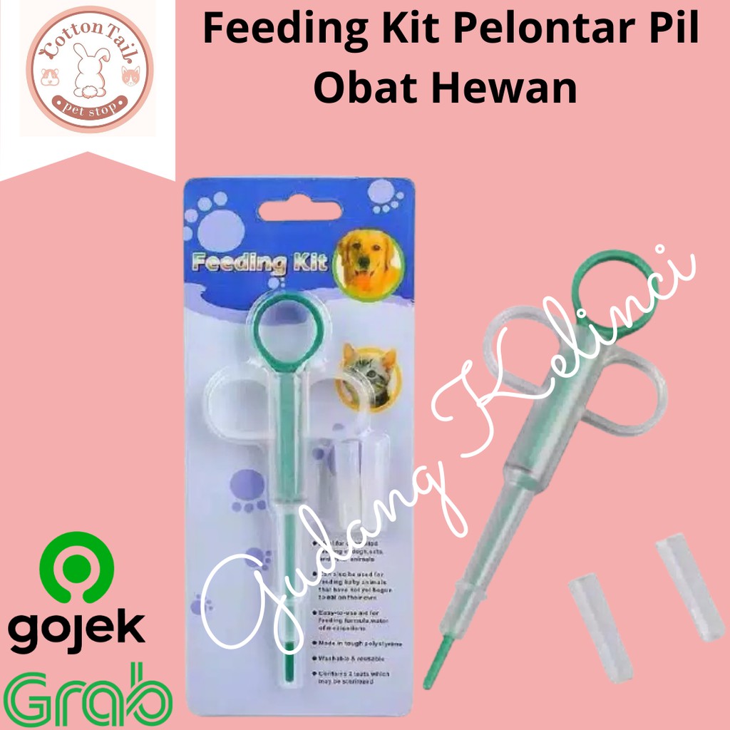 Feeding Kit Pelontar Pil Obat Hewan Kucing Anjing Musang