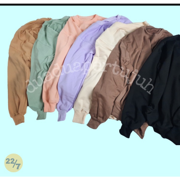 SWEATER WANITA SWEATER PASTEL WANITA SWEATER WANITA POLOS PANJANG