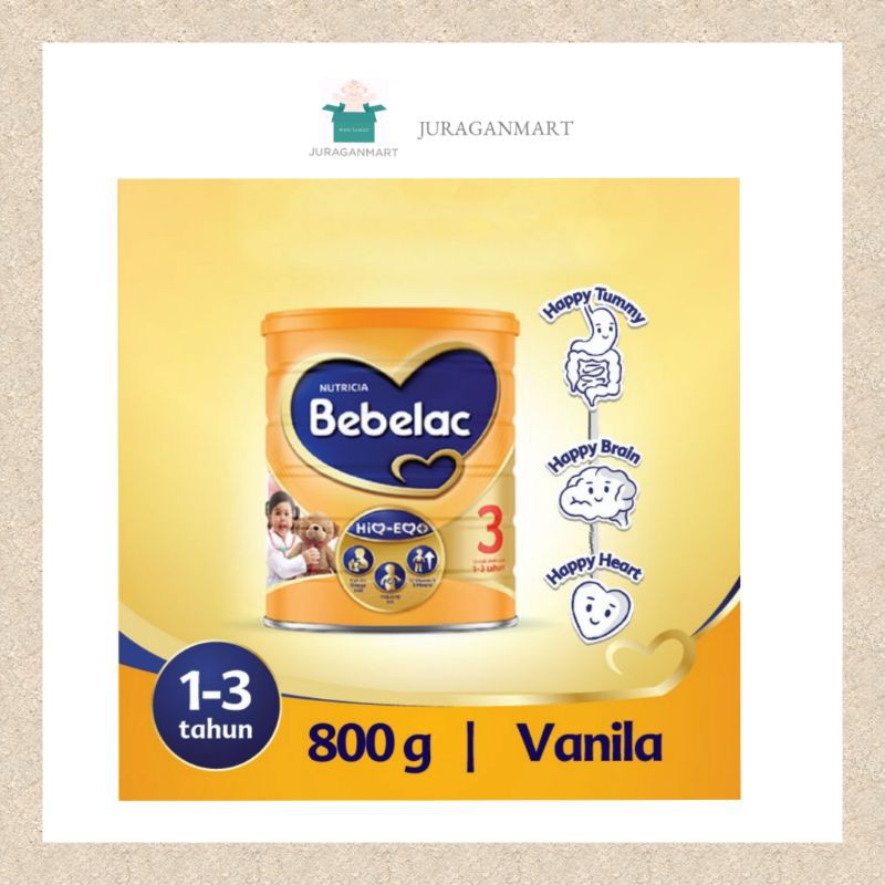 

BEBELAC By Nutricia Tahap 3 Vanila Uk. Eko Tin 800gr | Juraganmart