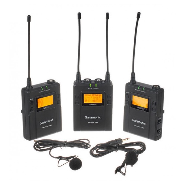 Saramonic UwMic9 Kit2 UHF Wireless Lavalier Microphone System