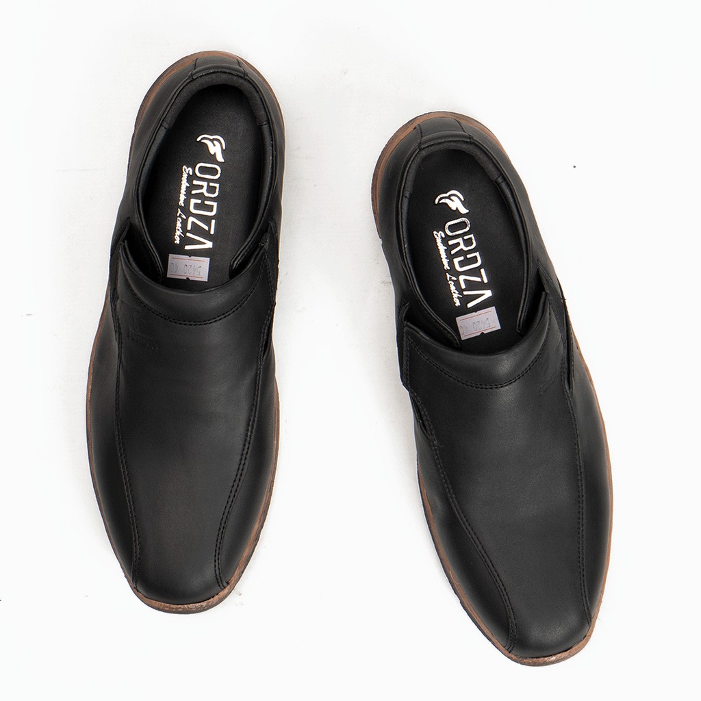 Sepatu Slip On Pria Casual Semi Formal Kulit Asli Genuine leather full grain 5420