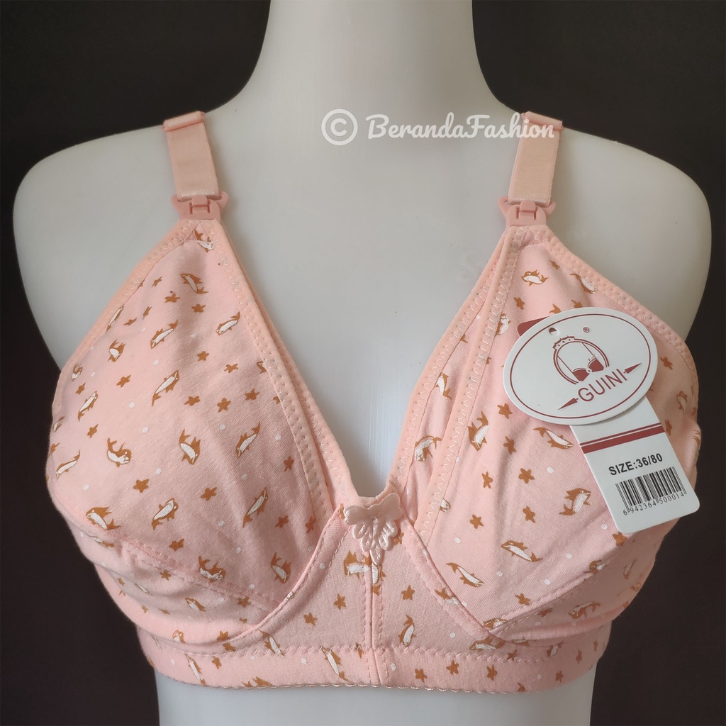 Bra menyusui maternity bra bh tanpa busa cup C size 34-40 Guini 813