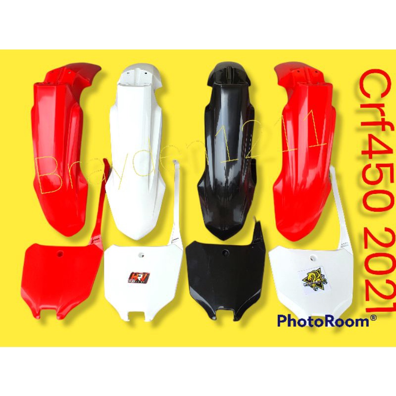 PAPAN NOMOR DAN SPAKBOR CRF 450