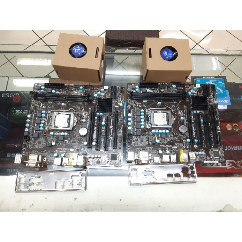 paket motherboard B75 procecor core i7 3770k + fan + ram