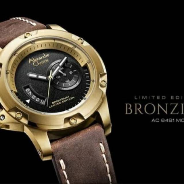 Alexandre Christie Ac 6481 Brownzium Limited Edition Pria Full Set Ori