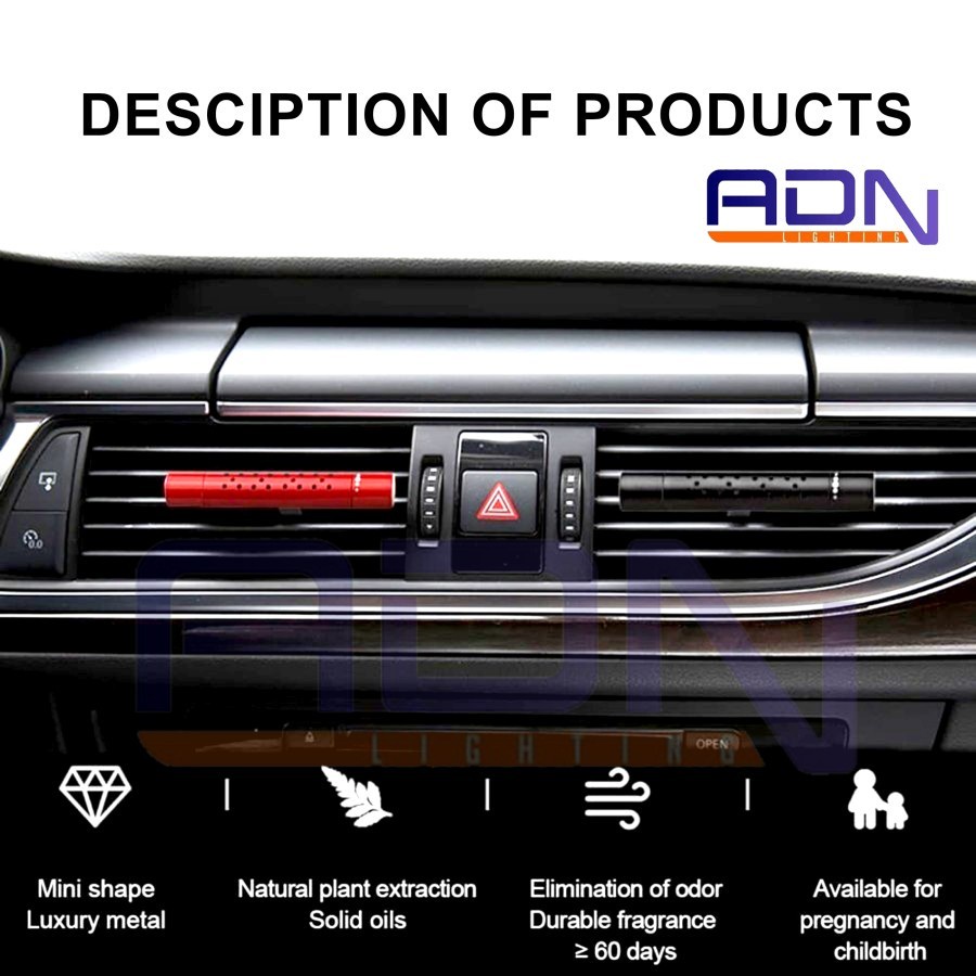 Pengharum Pewangi Mobil Car Vent Parfum Jepit Stick by ADN.in