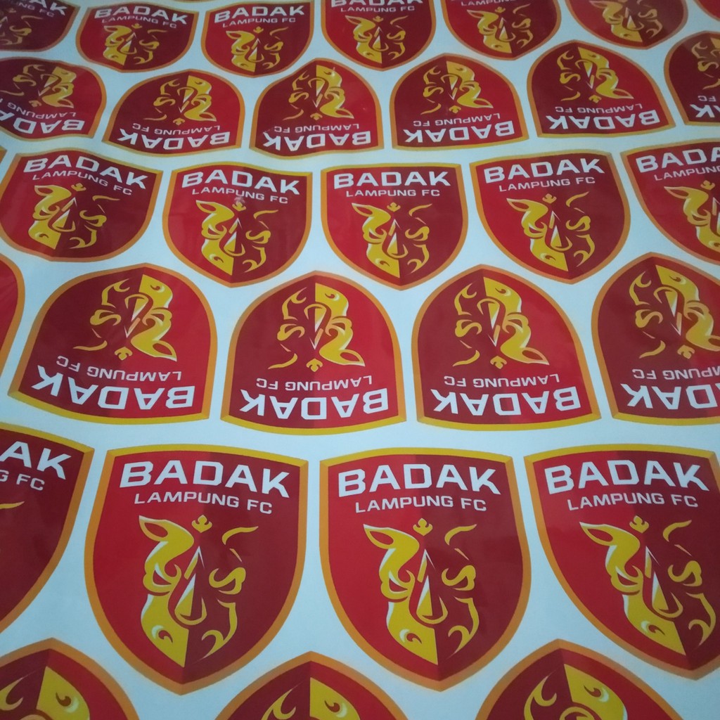 Stiker Logo Klub Bola Badak Lampung Fc Shopee Indonesia