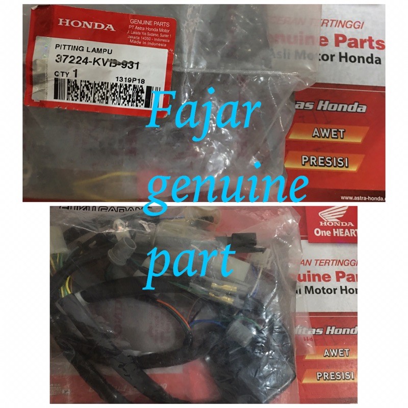 Pitting lampu kabel speedometer vario carbu pertama 37224KVB931 AHM