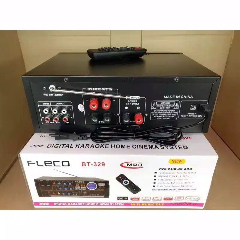 POWER AMPLIFIER DIGITAL AUDIO FLECO BT-329 MP3