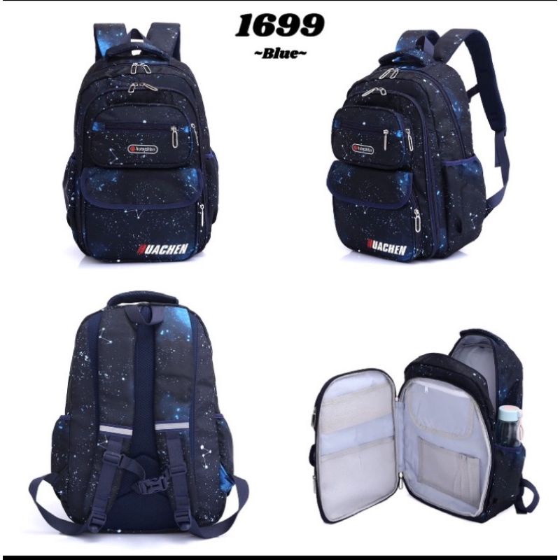 Tas ransel backtoschool backpack Tas ransel sekolah anak pria/wanita open case Tas ransel sekolah anak galaxy