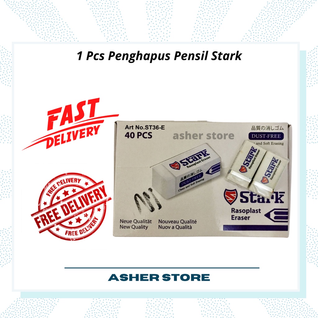 

1 Pcs Penghapus Pensil Stark