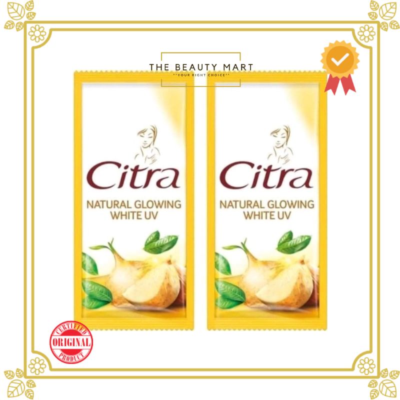 CITRA Bengkoang Natural Glow UV Hand &amp; Body Lotion Sachet 9ml