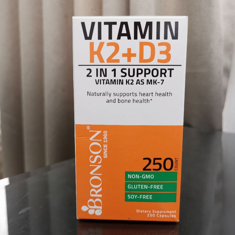 Bronson Vit K2+D3 5000iu 250 capsules