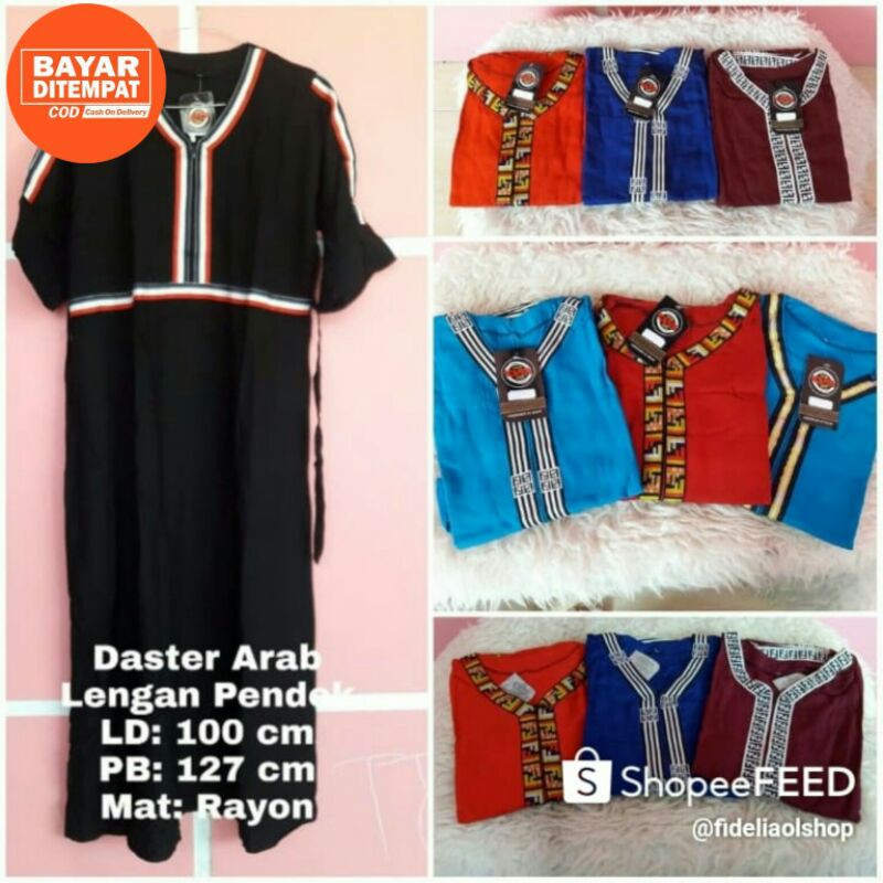 GROSIR-3 Pcs Daster Arab Filla/Gucci Premium