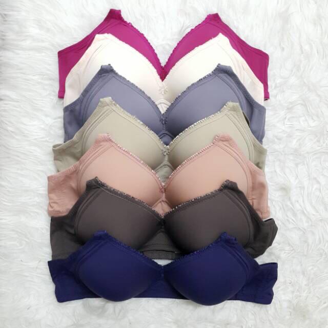 BH BRA LIYING 3289 CUP B BESAR TANPA KAWAT BUSA TIPIS - BH LIYING ASLI ORI - BH BRA WANITA LIYING - KAIT 2 -  BH WANITA MEREK LIYING - SIZE 36 38 40 42 - ARA98STORE