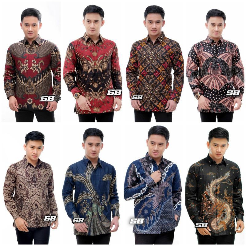 kemeja batik pria terbaru kemeja batik pria lengan panjang termurah