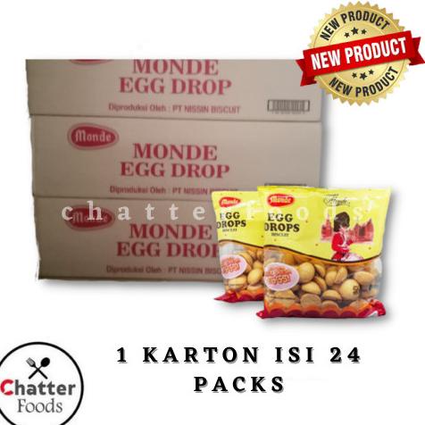 

Biscuit Monde Egg Drop 110gram - 1 KARTON