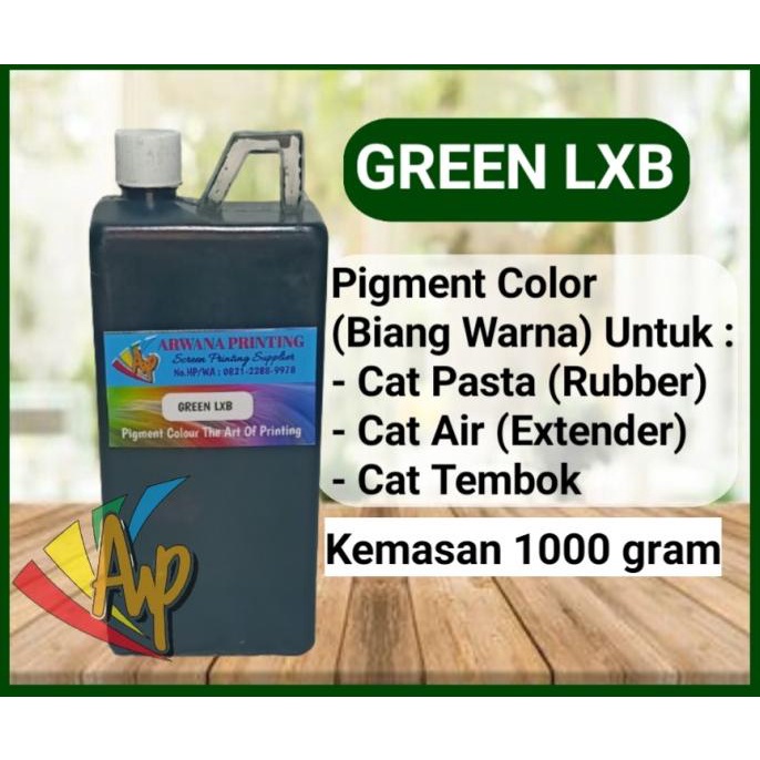 

Biang Warna Sablon Hijau Pigment Green Lxb 1Kg
