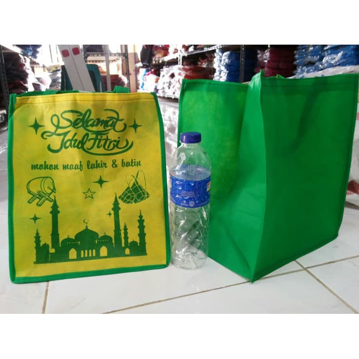 

Tas Spunbond Idul Fitri SABLON Goodie bag Ramadhan Goody Lebaran MURAH