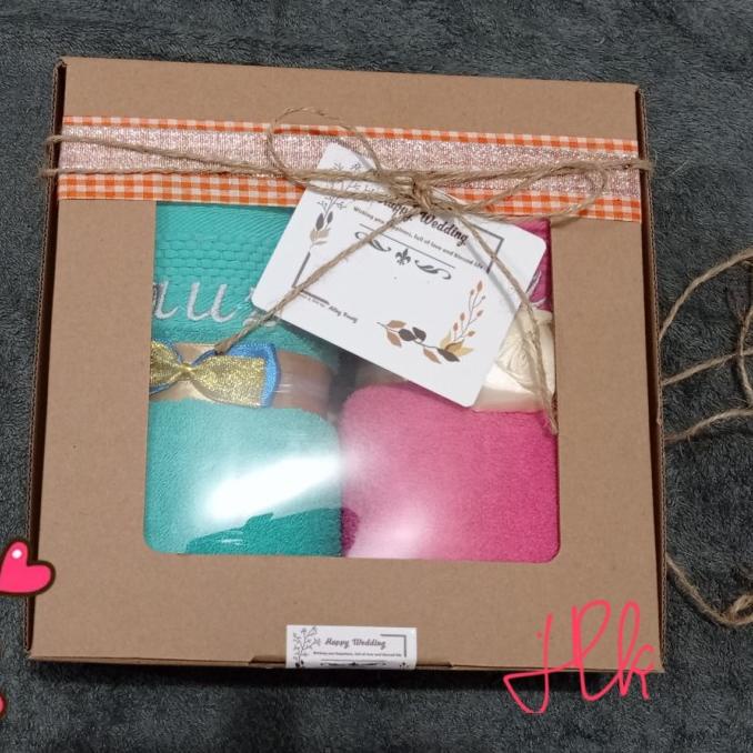 

[COD] aj2 70x140 2baris PAKET HANDUK COUPLE BORDIR SEPASANG PLUS BOX [COD]