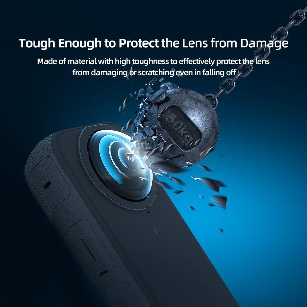 Nanas Sticky Lens Guard Camera Cover Pelindung Lensa Ganda Untuk Insta360 X3