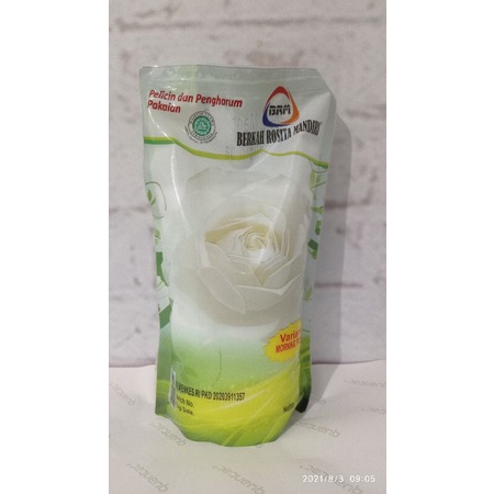 pewangi mawar loundry pewangipakaian londri BRM (MAwar putih)