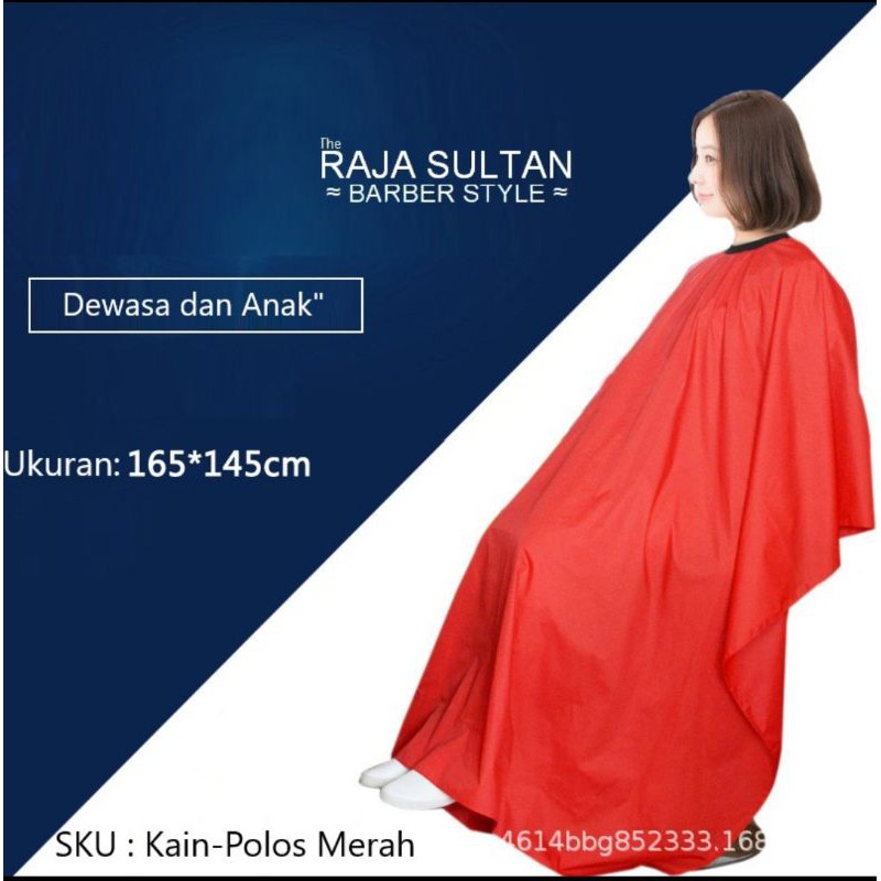 KAIN PANGKAS / ALAS RAMBUT / BARBERSHOP / Jubah Barber Premium