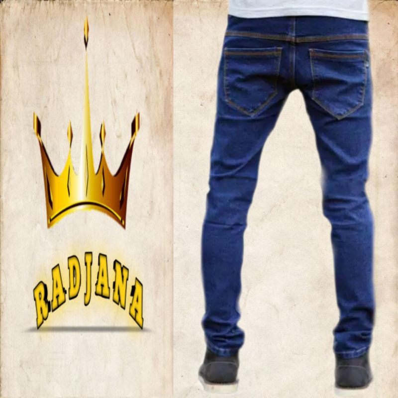 CELANA JEANS PRIA PANJANG SKINNY HITAM BIOWASH TELOR ASIN GARMEN