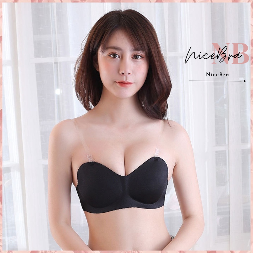 Brasay BH Bra push-up Invisible Strapless Tanpa Tali Anti Slip Bra One-Piece Korea 1041