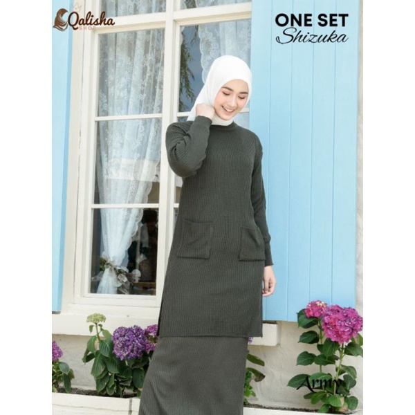 SETELAN TUNIK DAN ROK ONE SET SHIZUKA BY QALISHA