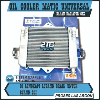 Jual OIL COOLER UNIVERSAL MATIC BEAT MIO SCOOPY ROAD RACE BASIC