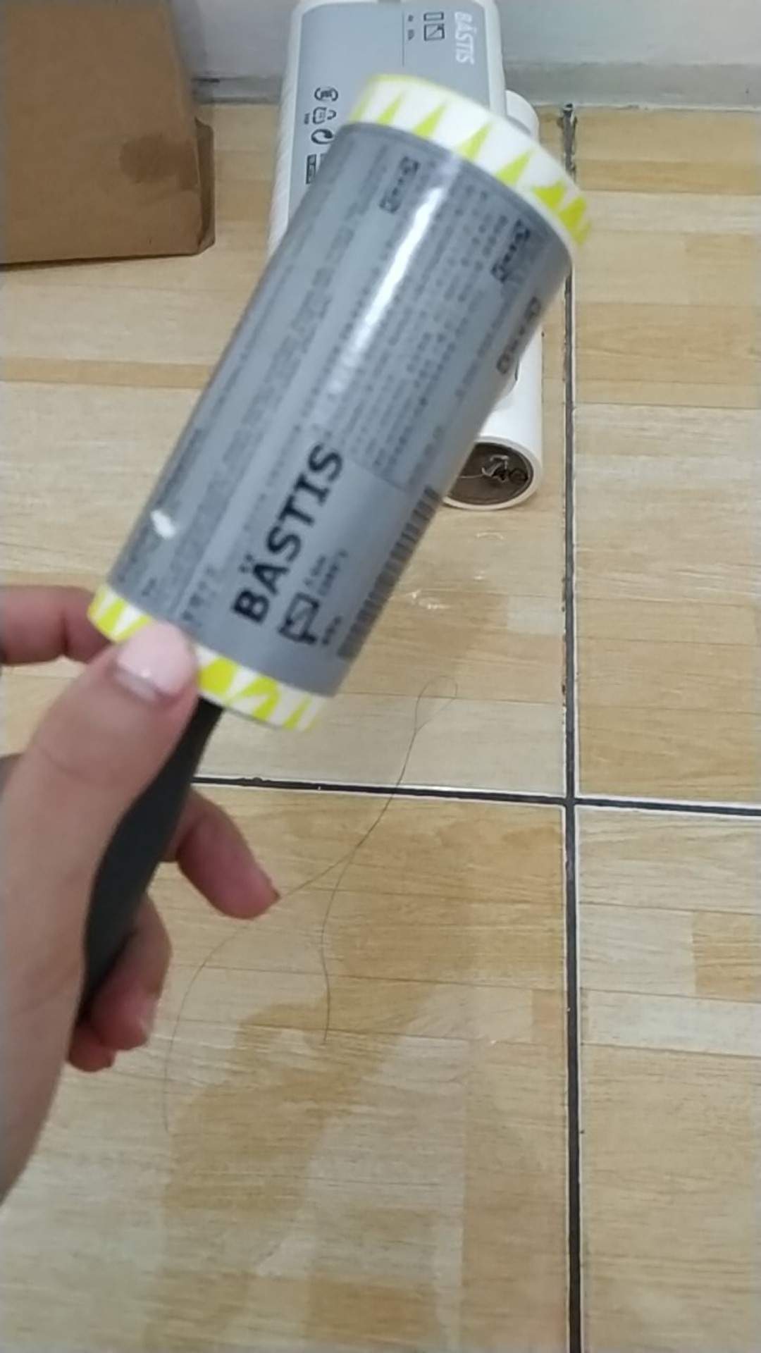 Rrbas Rol Pembersih Pakaian Pembersih Baju Bentuk Rol Hitam