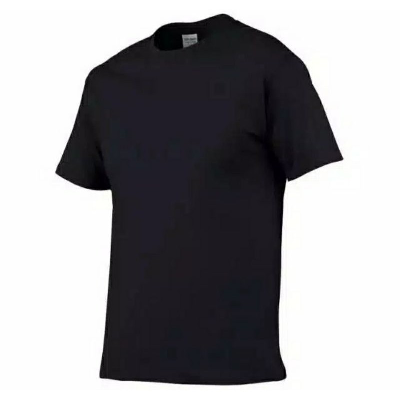 kaos polos kombet 30s warna hitam harga murah