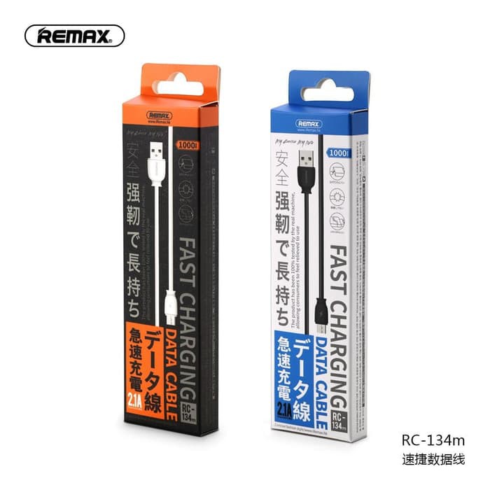 Remax Suji Kabel Data Charger Fast Charging Type C USB Android RC-134a