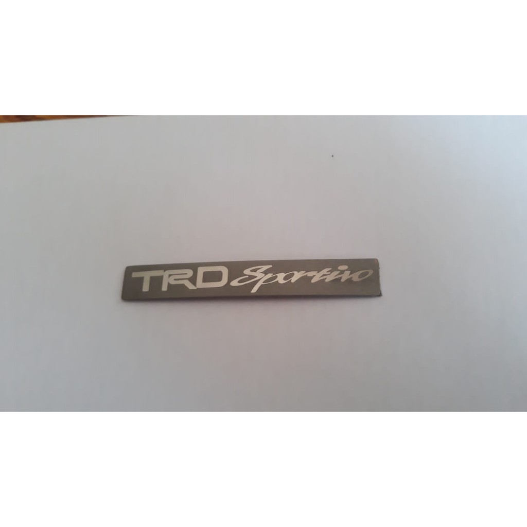 Emblem TRD Sportivo Aluminium 7x1 cm