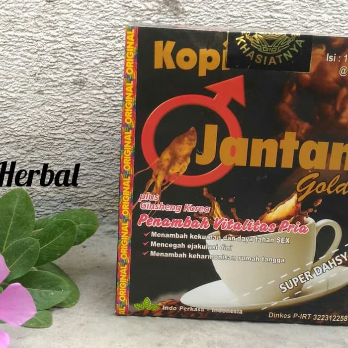 

kopi (jantan) gold original - plus ginseng korea asli obral